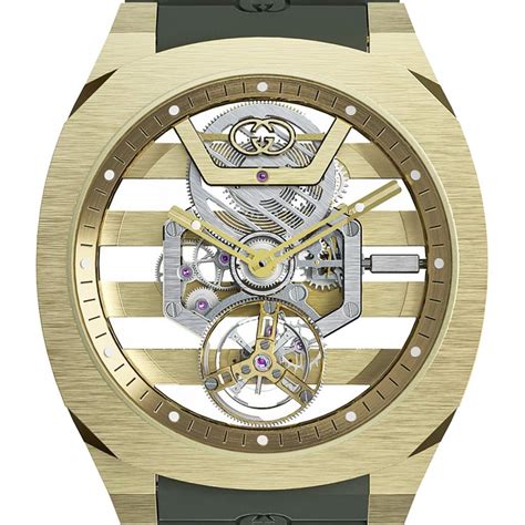 gucci skeleton tourbillon.